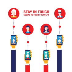 Social network and communication concept N3