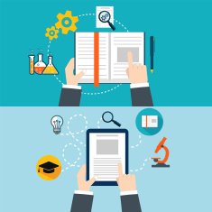 Set of icons online learning N2