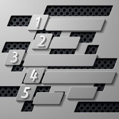 modern infographic realistic design elements