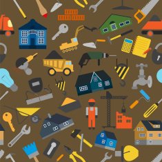 House repair and construction background