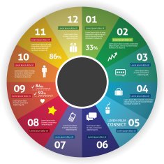 Infographic Circle Chart N2