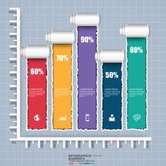 Infographics vector design template N116
