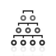 Organization Chart icon on a white background - PrimeSeries N2