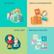 Hotel service composition set