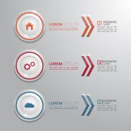 Modern shiny banner with numbers and signs N2