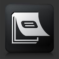 Black Square Button with Post Notes