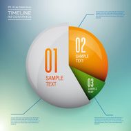 Modern infographics vector design template N2