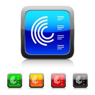 Radial Bar Chart icon on color buttons - Style Series N2