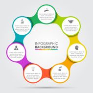 Vector circle element for infographic N20
