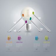 Infographics vector design template N118