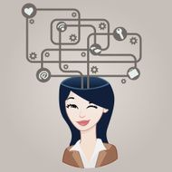 Social media concept N6