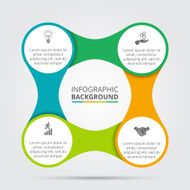 Vector circle element for infographic N21