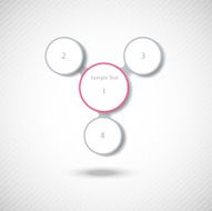 metaball colorful round diagram infographics N10