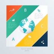 Abstract 3D digital illustration Infographic N5