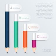 Business education pencil staircase N2