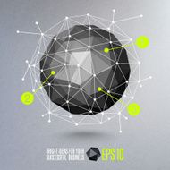 Abstract geometric vector illustration N3