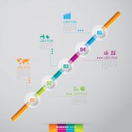 Infographics vector design template N120