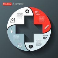 Modern vector template for your medical project N6