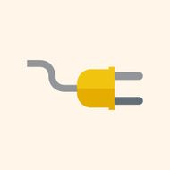 Plug Flat Icon