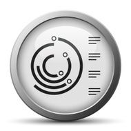 Radial Bar Graph icon on a silver button N2
