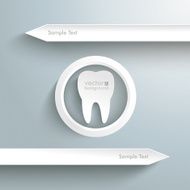 Two White Arrows Tooth