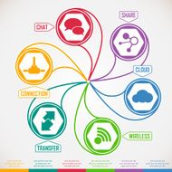 Circle concept infographic templates