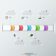 Modern infographics options banner N259