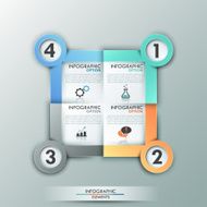 Modern infographics options banner N262