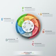 Modern infographics options banner N263