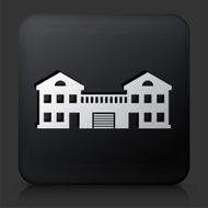 Black Square Button with Condos Icon N2