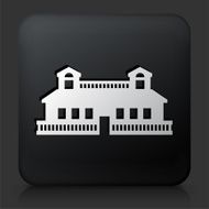 Black Square Button with Station Icon
