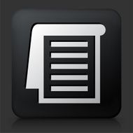 Black Square Button with Flip Booklet