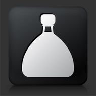 Black Square Button with Alcohol Bottle N5
