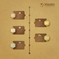 Infographics vector design template N122