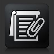 Black Square Button with Document Reminder