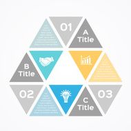 Modern vector infographic for business project N2