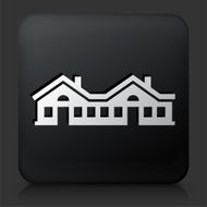 Black Square Button with Condos Icon N3