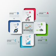 Modern Infographics Process Template N3