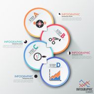 Modern infographics options banner N270