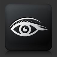 Black Square Button with Eye N2