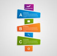 Vector abstract colorful infographic Design elements N4