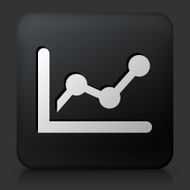 Black Square Button with Dotted Chart Icon N2