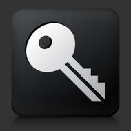 Black square button with Key