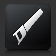 Black Square Button with Saw Icon