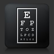 Black Square Button with Eye Chart