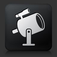 Black Square Button with Light Projector and Finder Scope