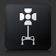 Black Square Button with Photography Lighting Equipment N2