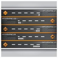 Road And Street Traffic Sign Business Infographic N9