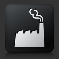 Black Square Button with Factory Icon N2