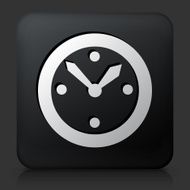 Black Square Button with Clock Icon